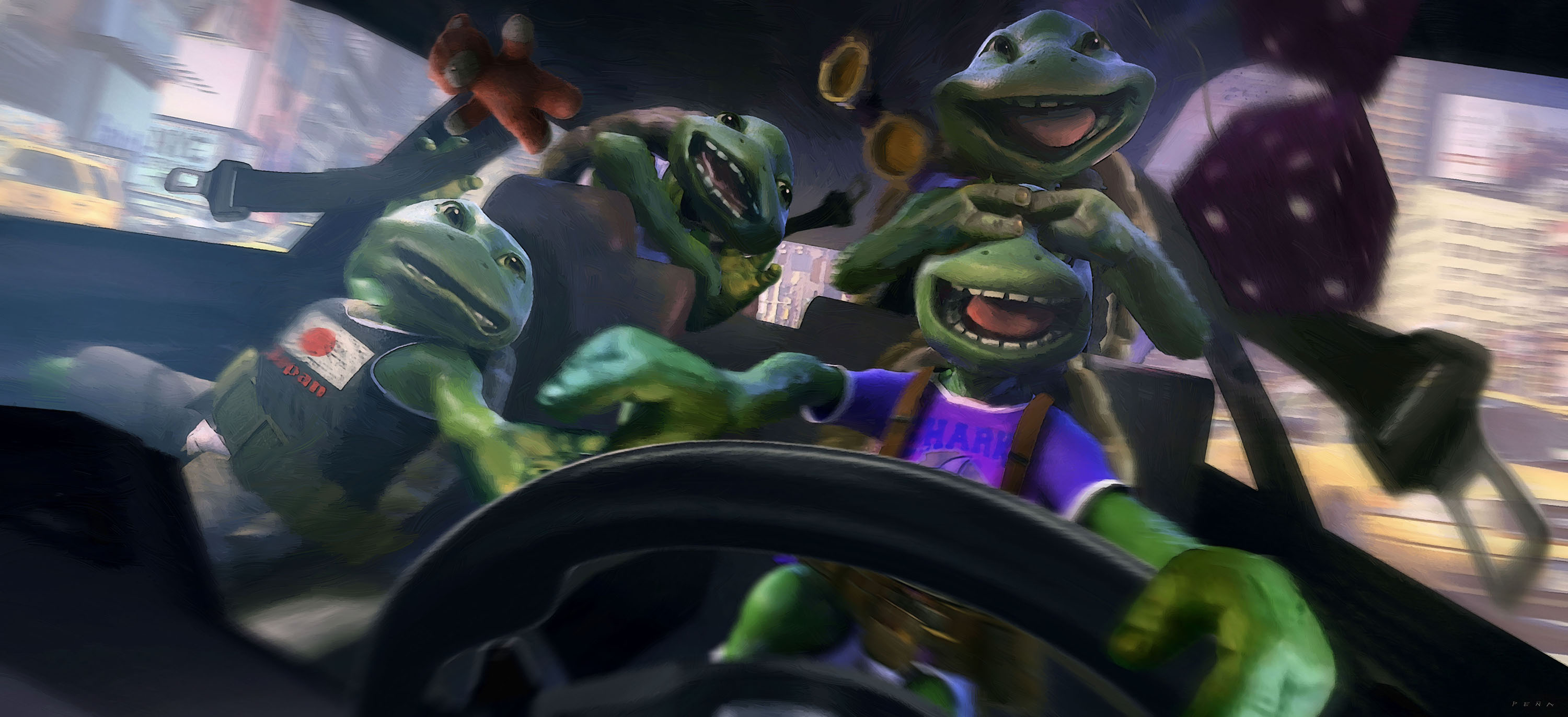 Additional work visual development – immersive environment with narrative depth