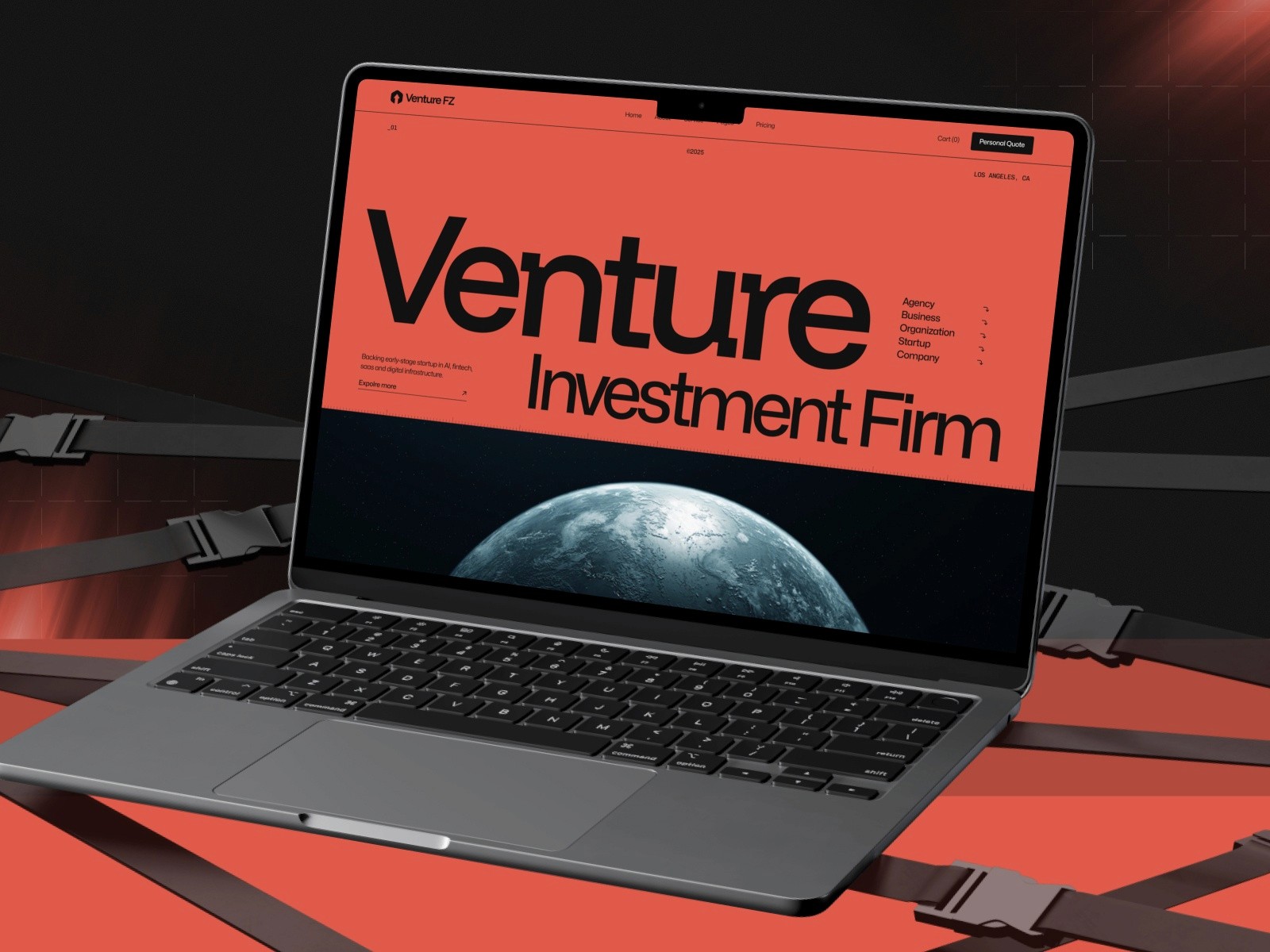 Venturefz — 现代专业金融科技网站设计灵感