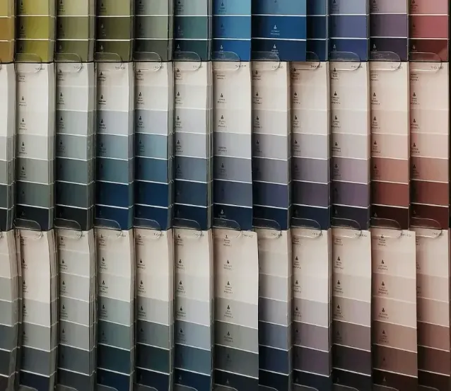 detail picture of different colors