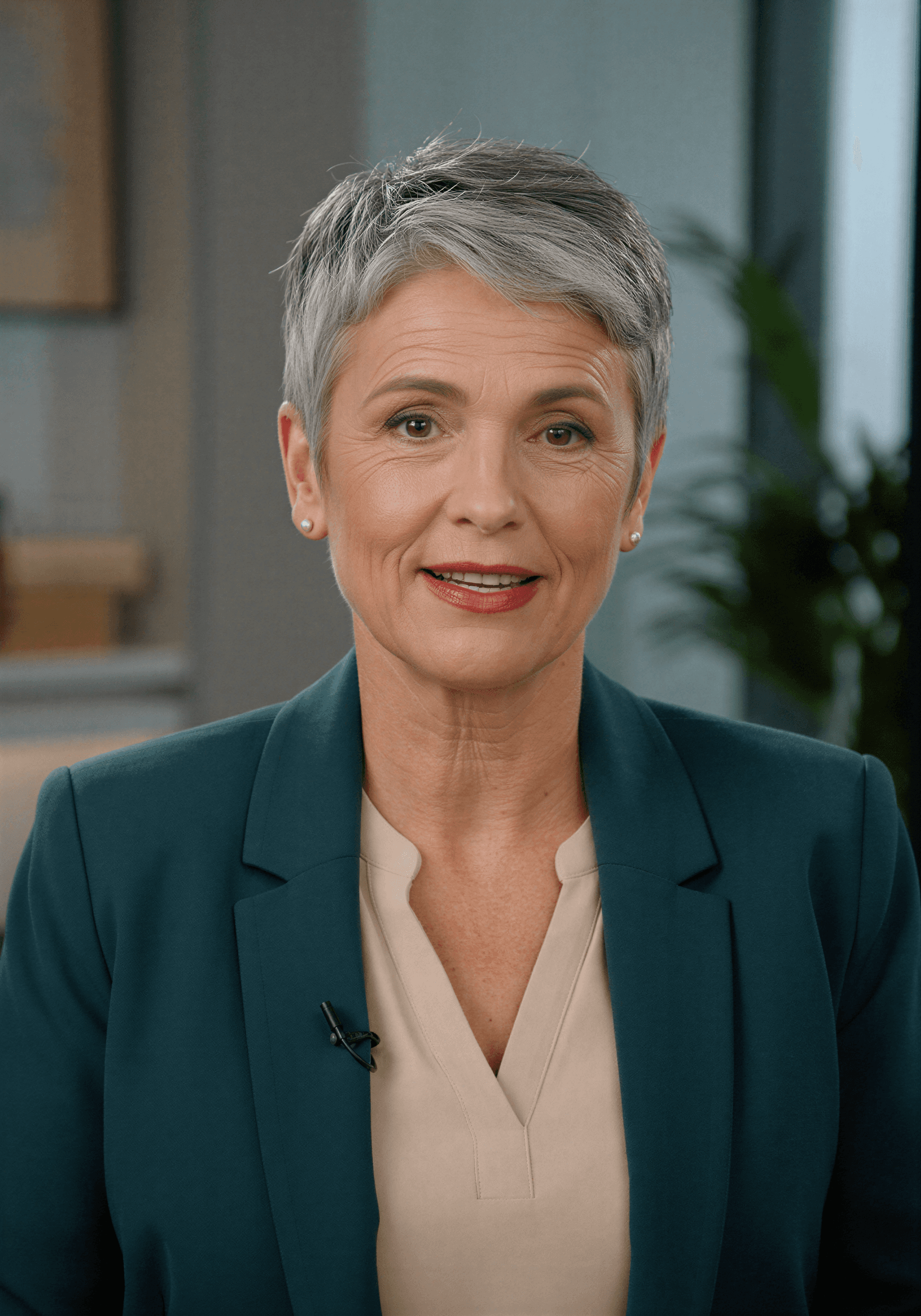 headshot of elderly woman