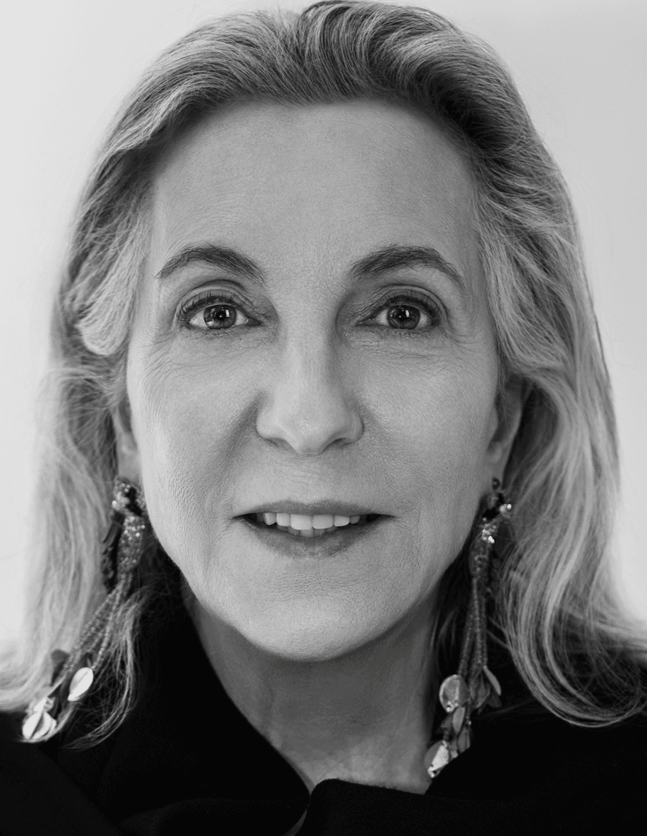 Faces of Impact 100 Honoree - Susan Rockefeller - Black and White Portrait by Artem Shestakov