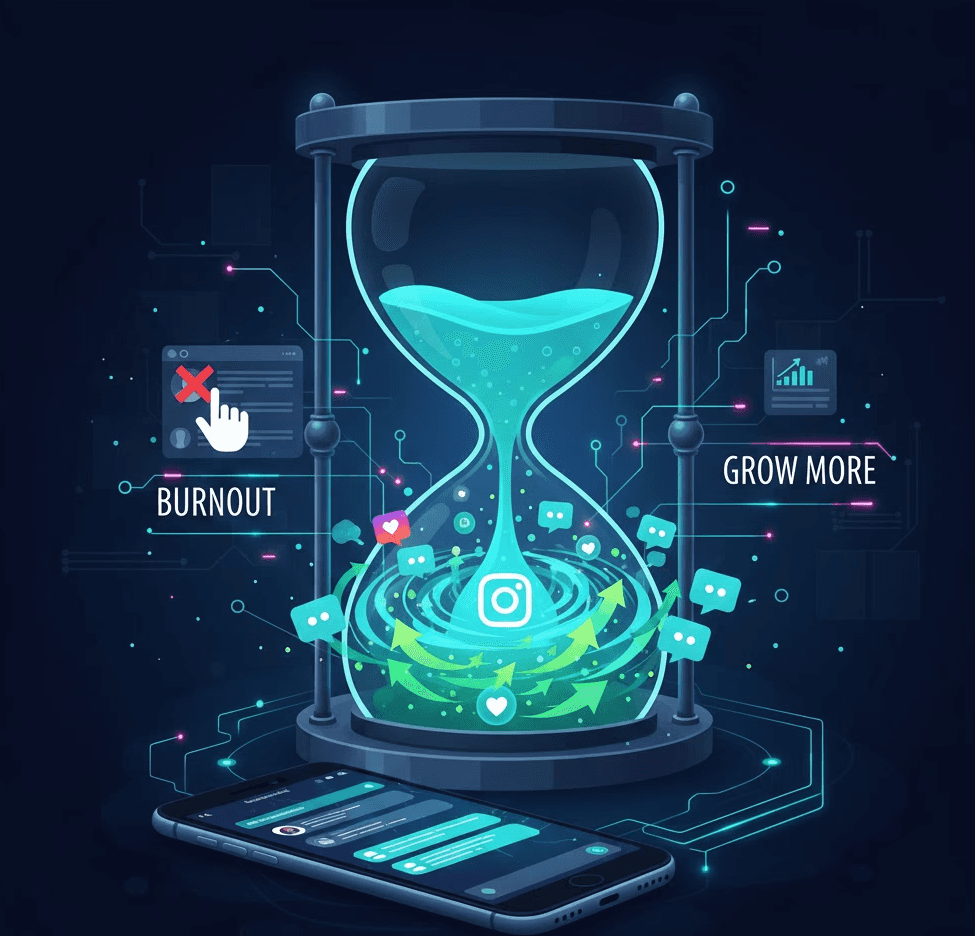 post less grow more instagram - dm automation instant dm