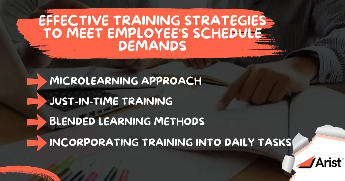 Effective Training Strategies To Meet Employee's Schedule Demands