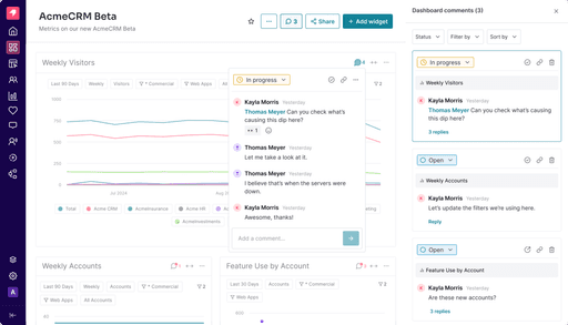 Pendo interface with Velt components