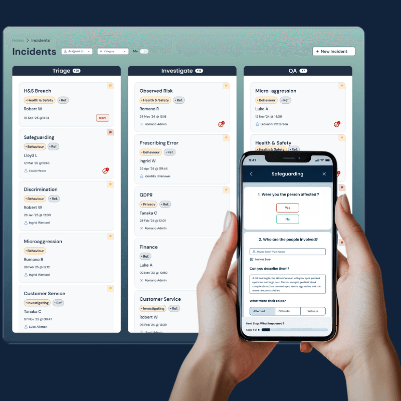 Safe Workplace incident management