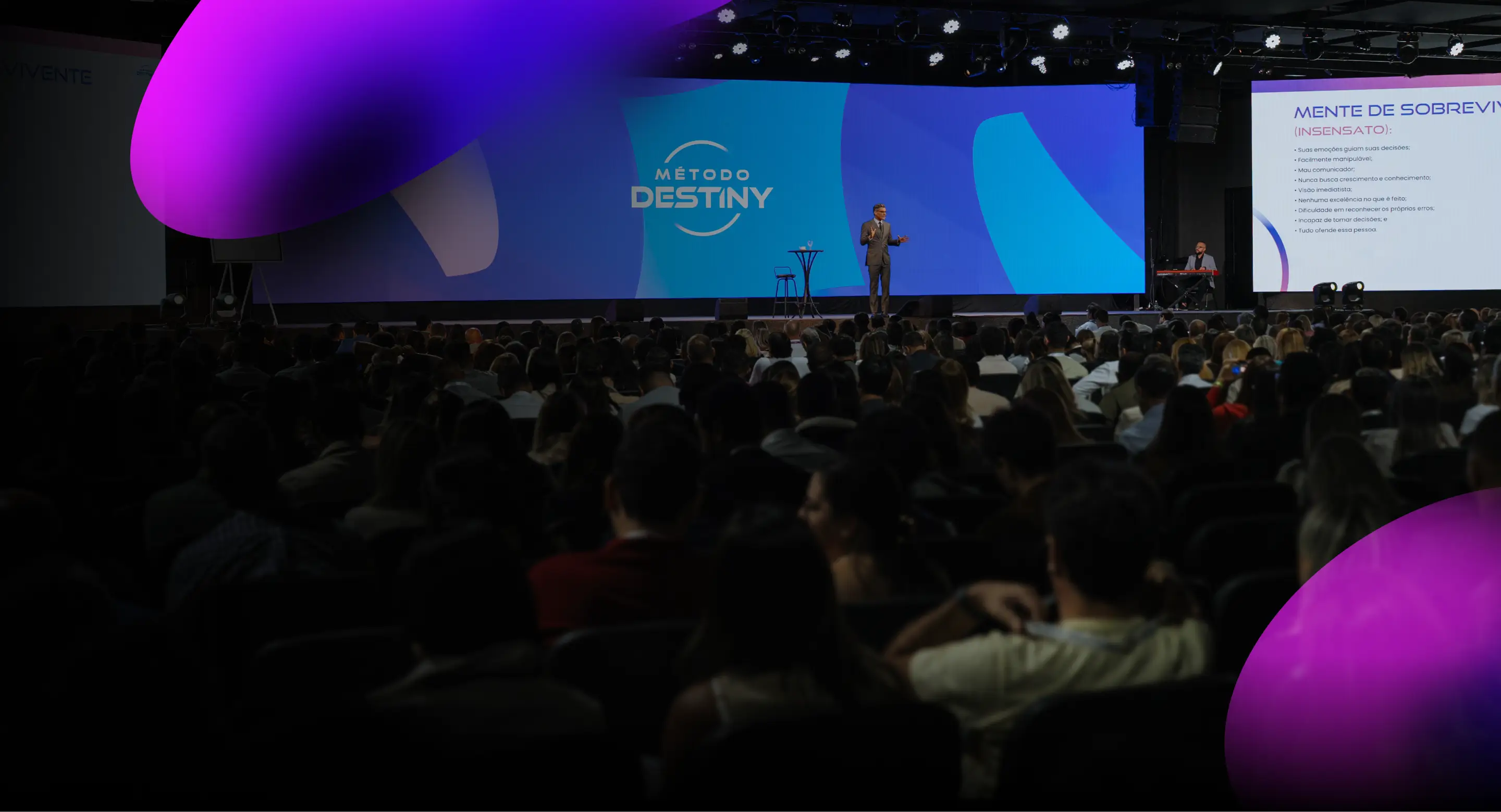 palco e plateia do metodo destiny