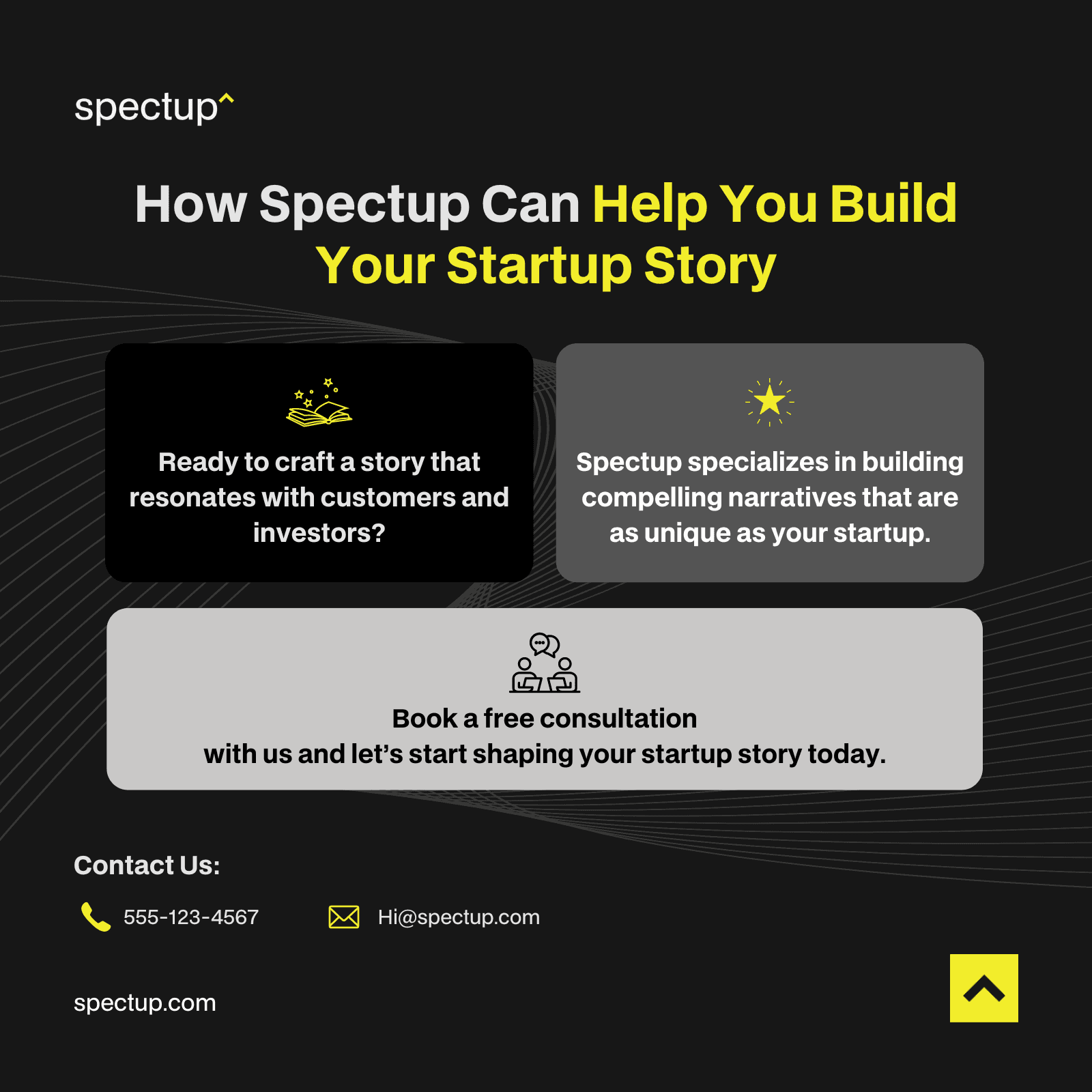 How spectup can help you in building your startup story