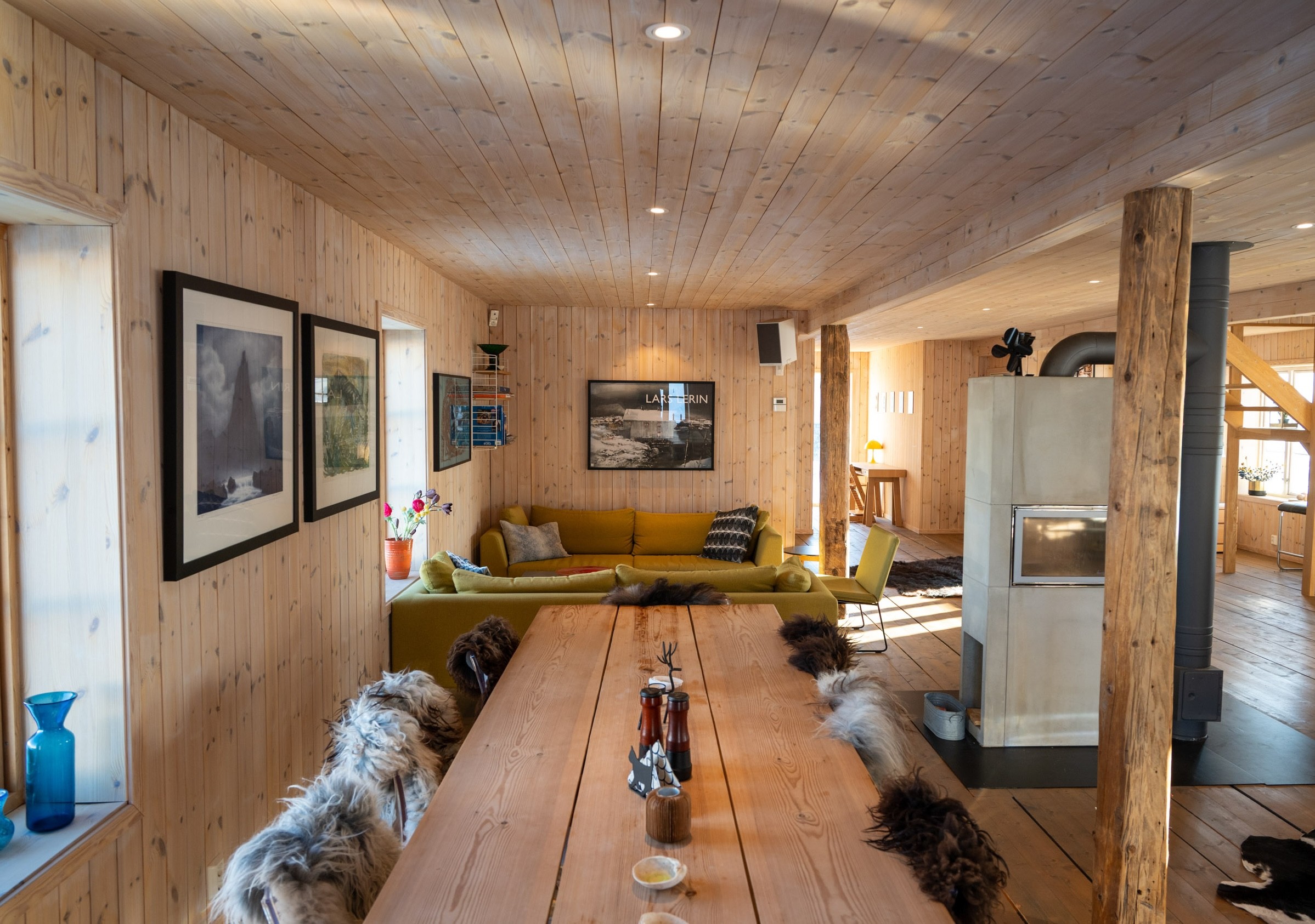 Lofoten Pier Lodge interior