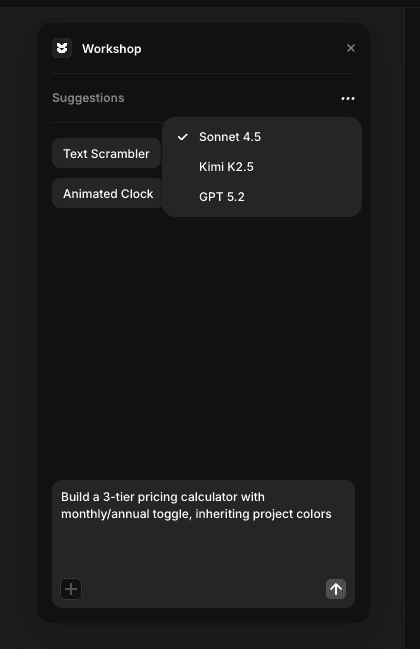 Framer Workshop Plugin Screenshot