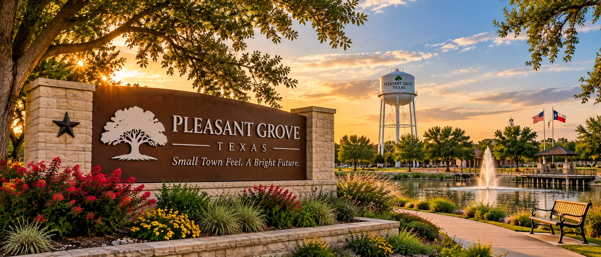 Vista de Pleasant Grove en Dallas, Texas