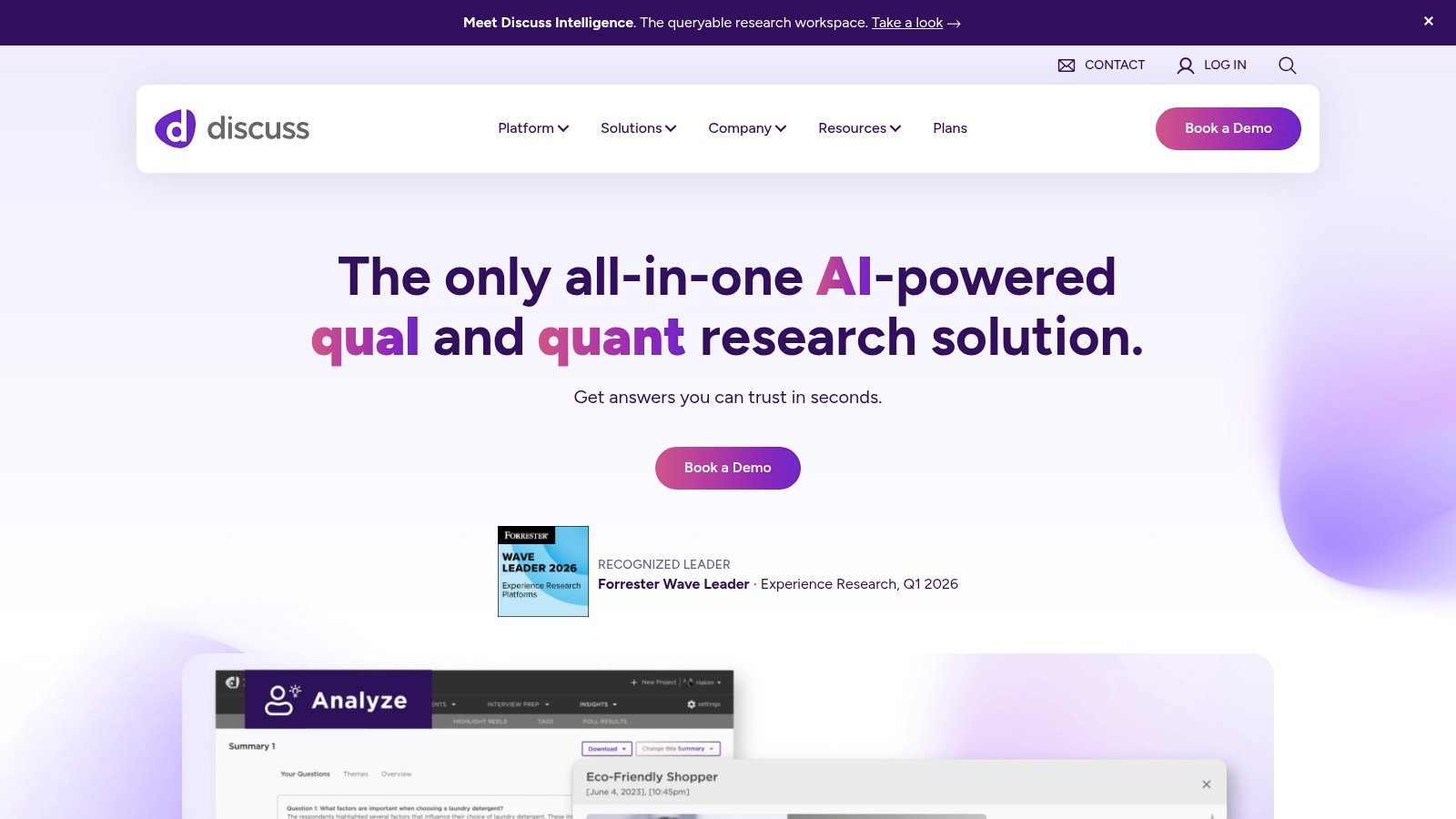 Discuss.io moderated research platform