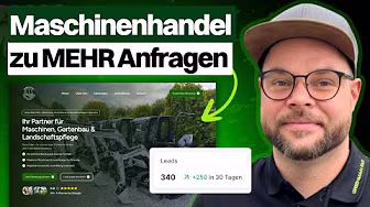 So bringt DIESE Webseite im Maschinenhandel mehrfach Kunden | Green Man Gbr