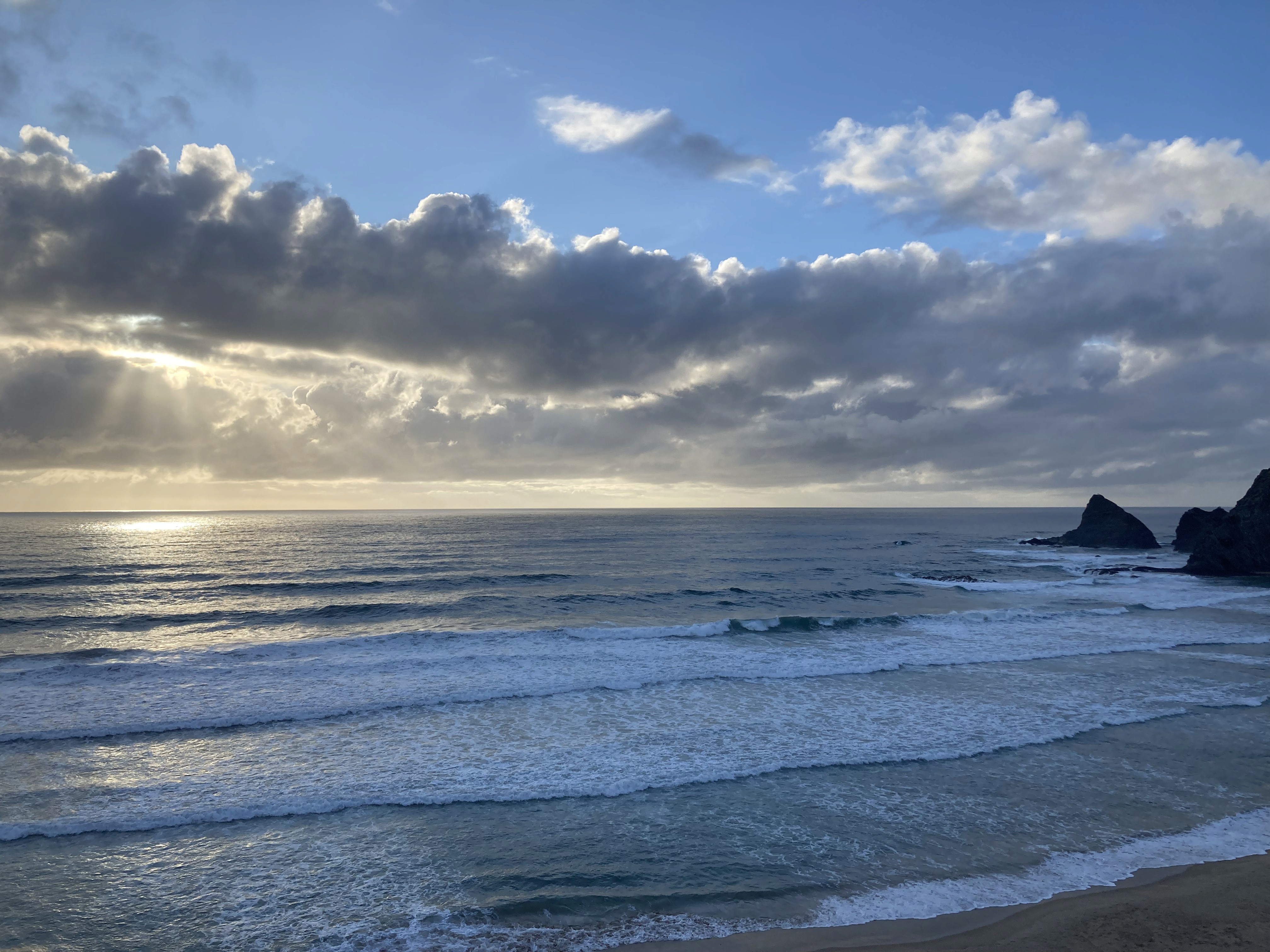 Ocean Waves Landscape