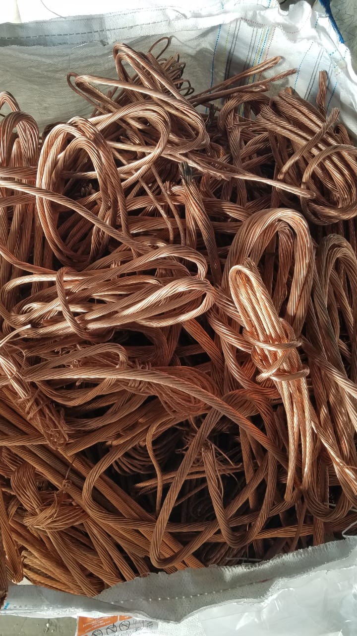 Barley bare bright copper wire