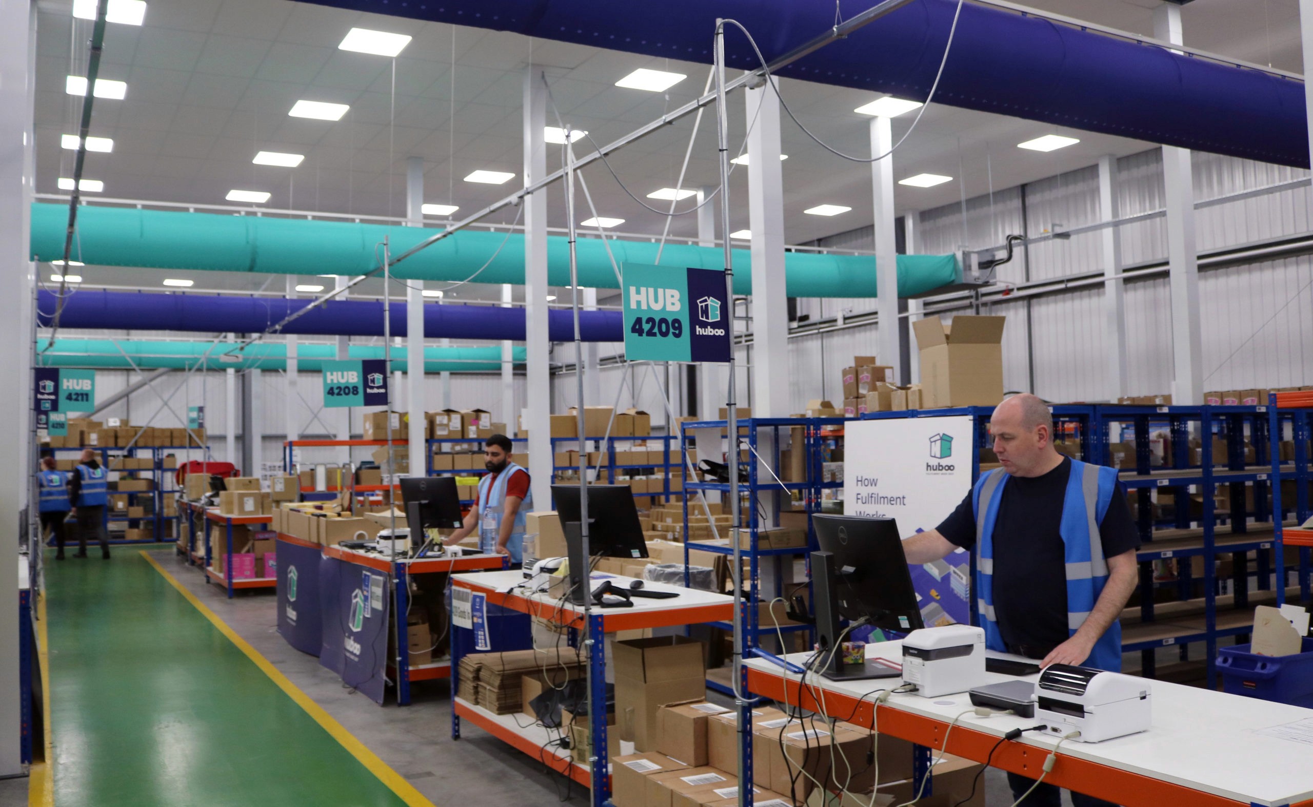 Huboo warehouse interior