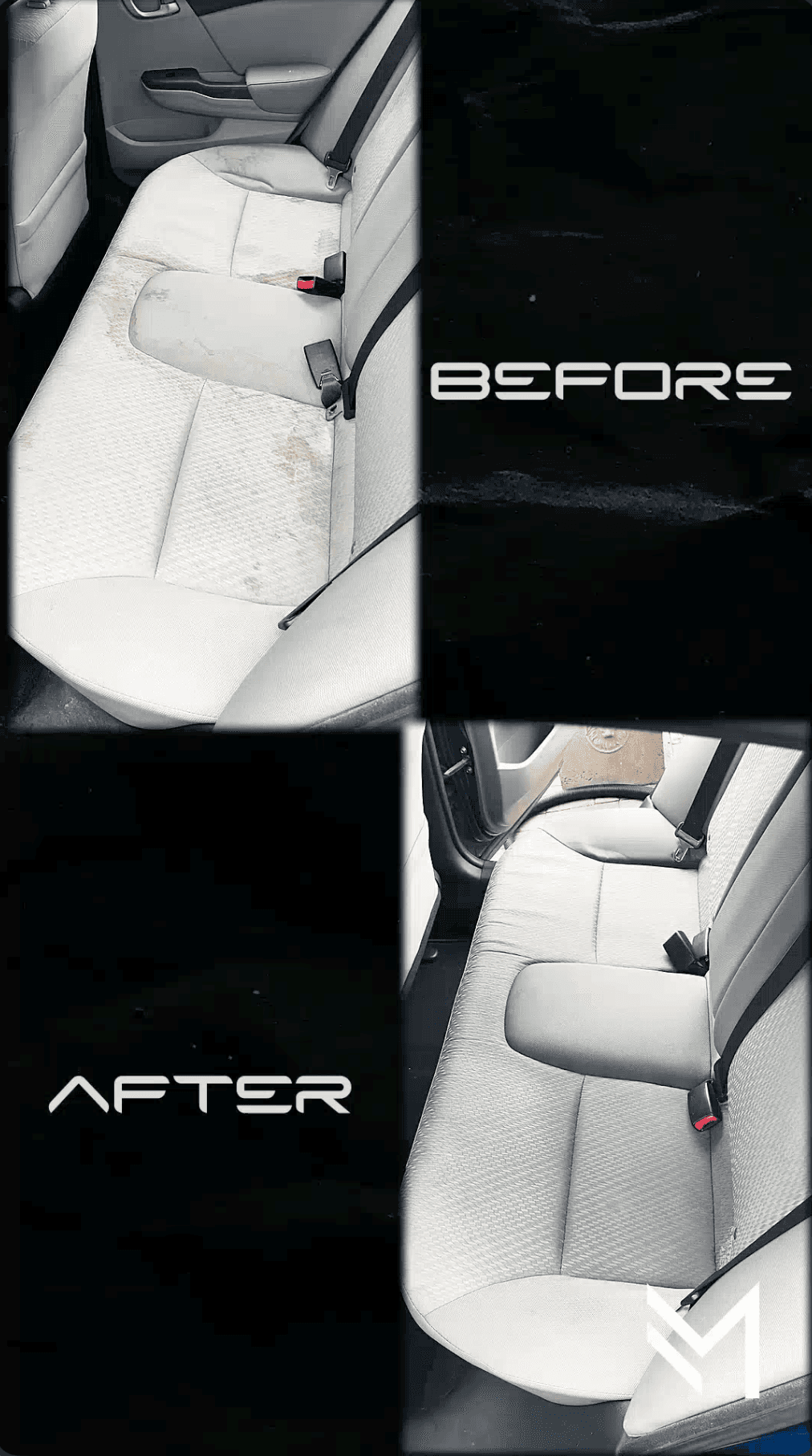 Metro Auto Spa spot rescue coffee stain seats before Toronto