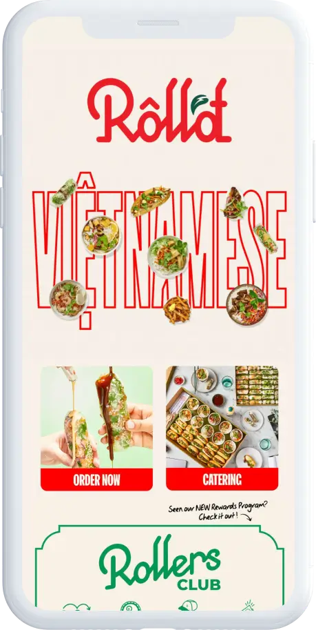 roll'd app use digital ordering from liven group