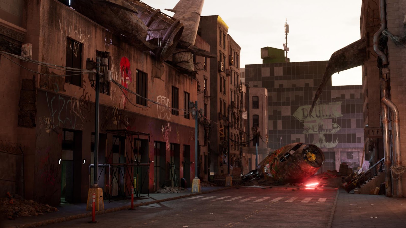 A city street from BADMAD ROBOTS