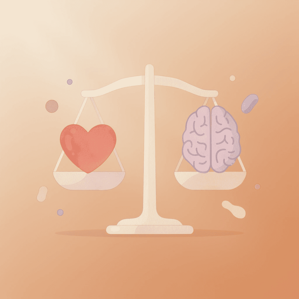Balance scale showing systematic capture versus forced templates - Programmatic SEO 