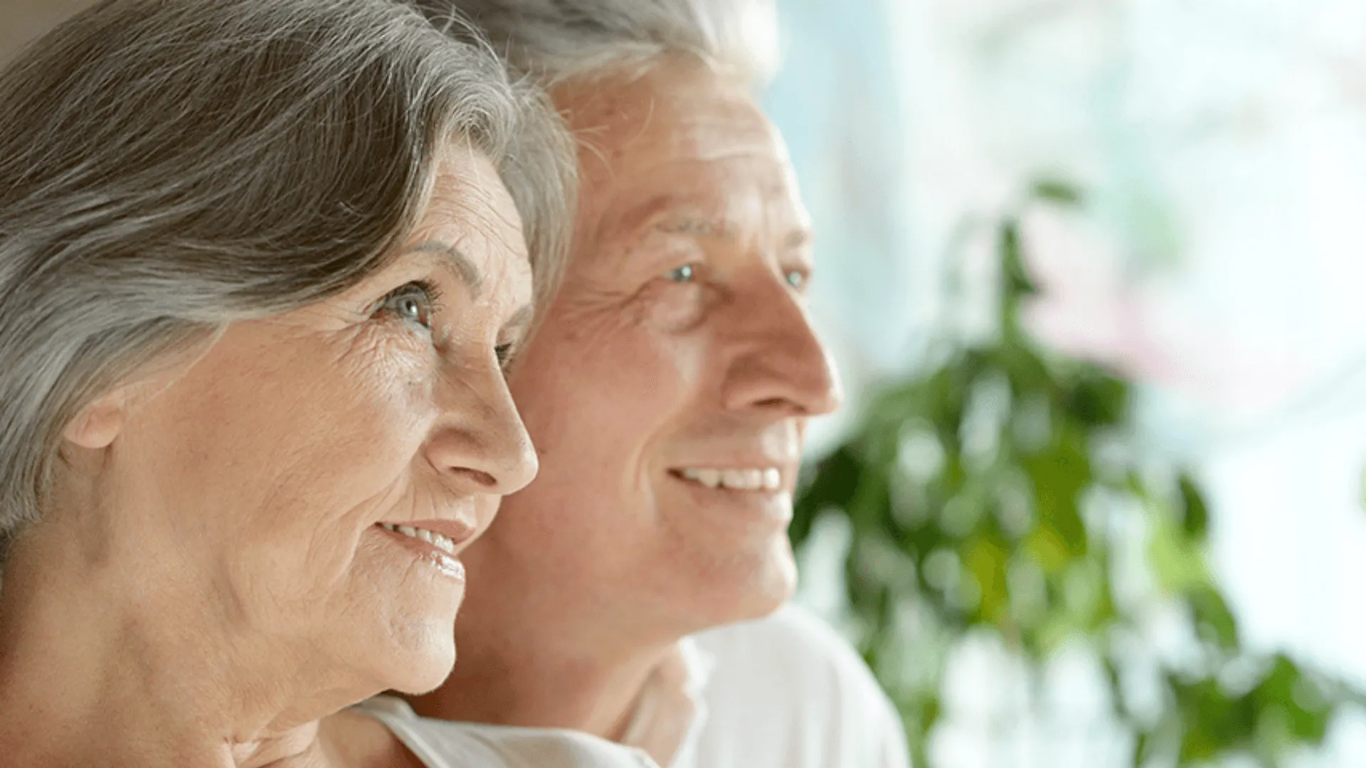 Close up of a middle-aged couple
