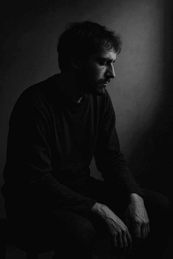 Sous le poids des apparences, un visage cherche à se délier. Maison Elion révèle ce silence que la fatigue rend visible.