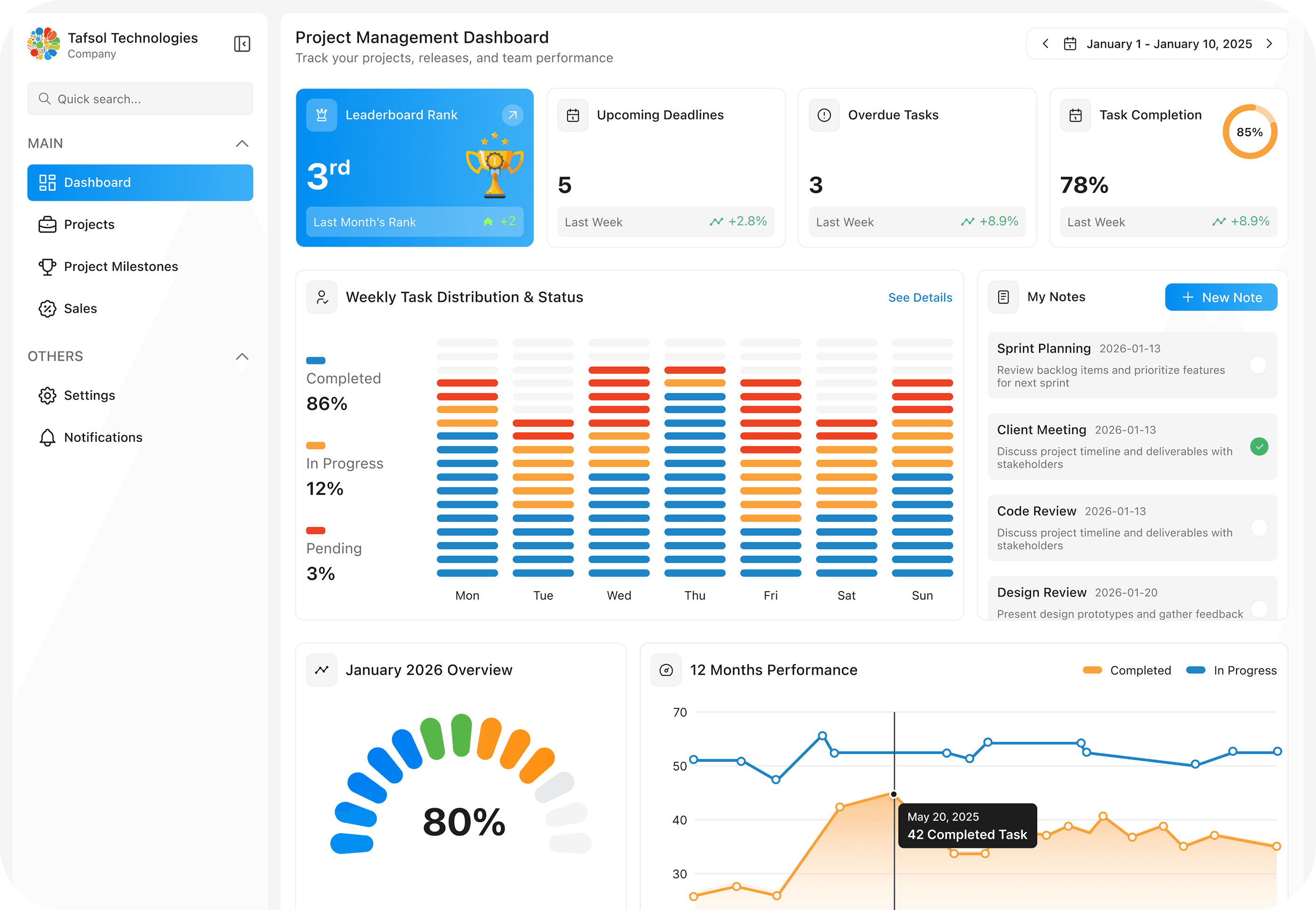 Realione Hero section