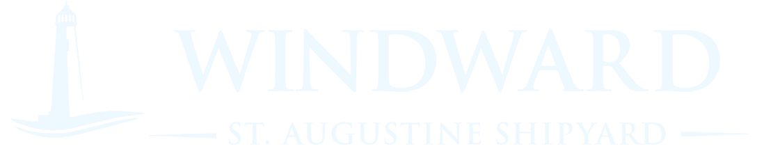 St. Augustine Shipyard logo white
