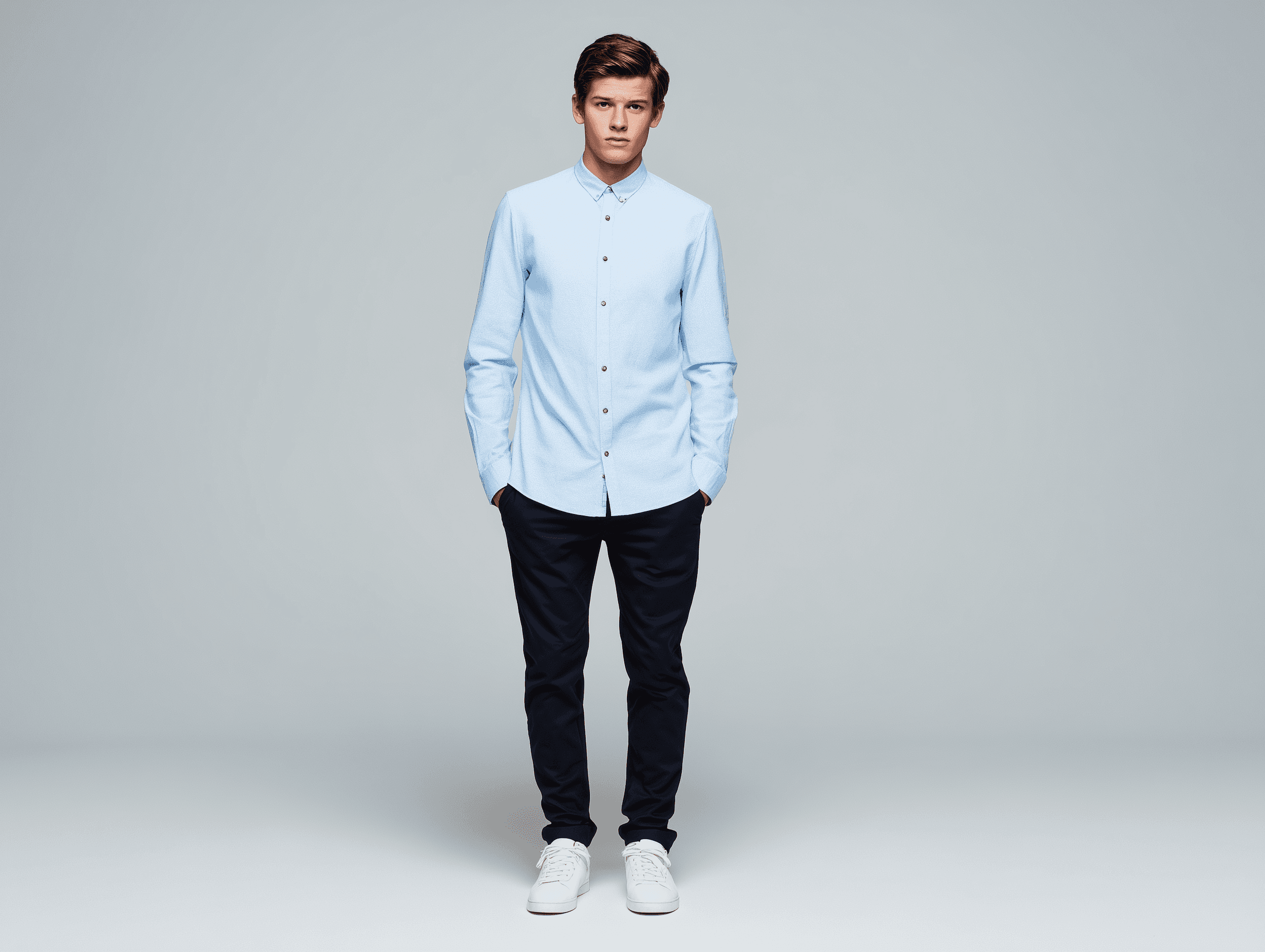 Light Blue Slim Shirt