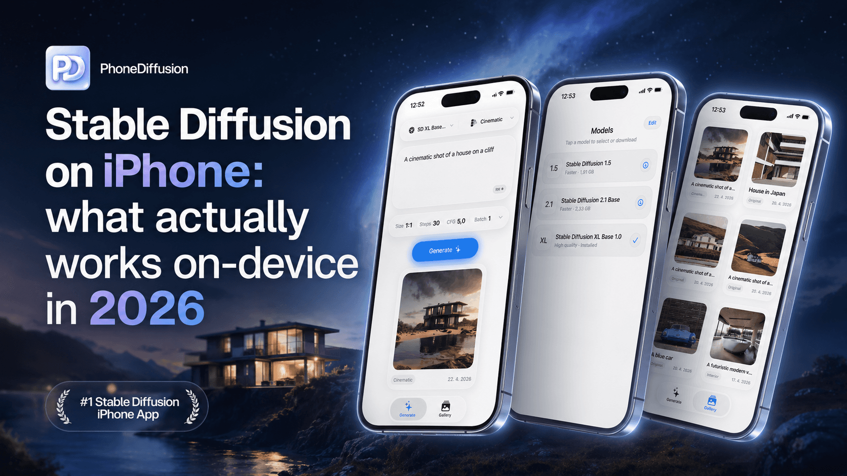 Stable Diffusion on iPhone: what actually works on-device in 2026