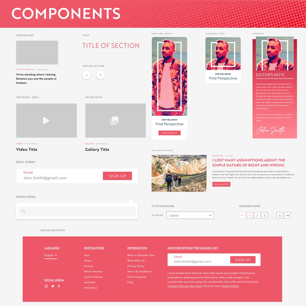 Discover Sevn Component System