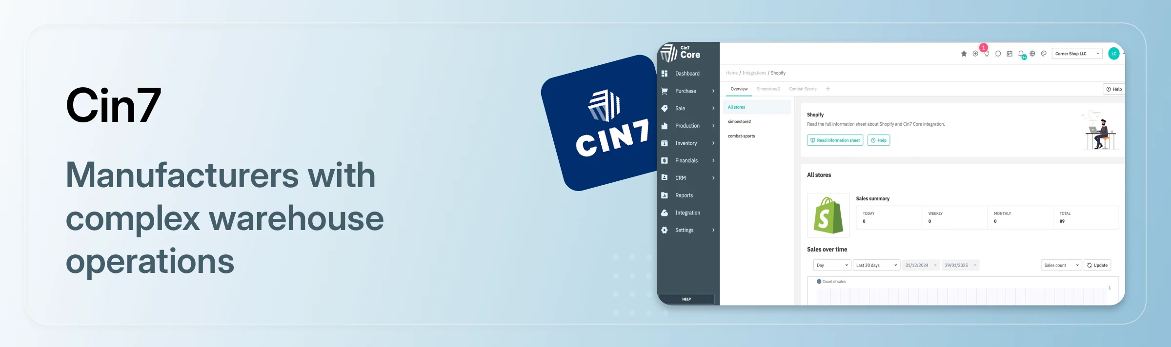 Cin7 cloud-based inventory system