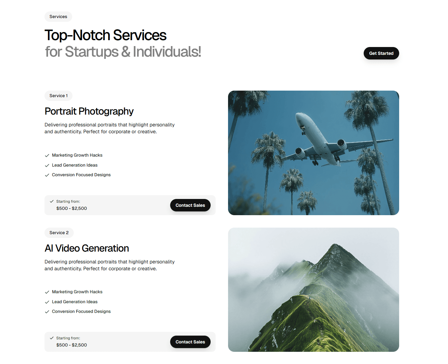 Framer Service Component