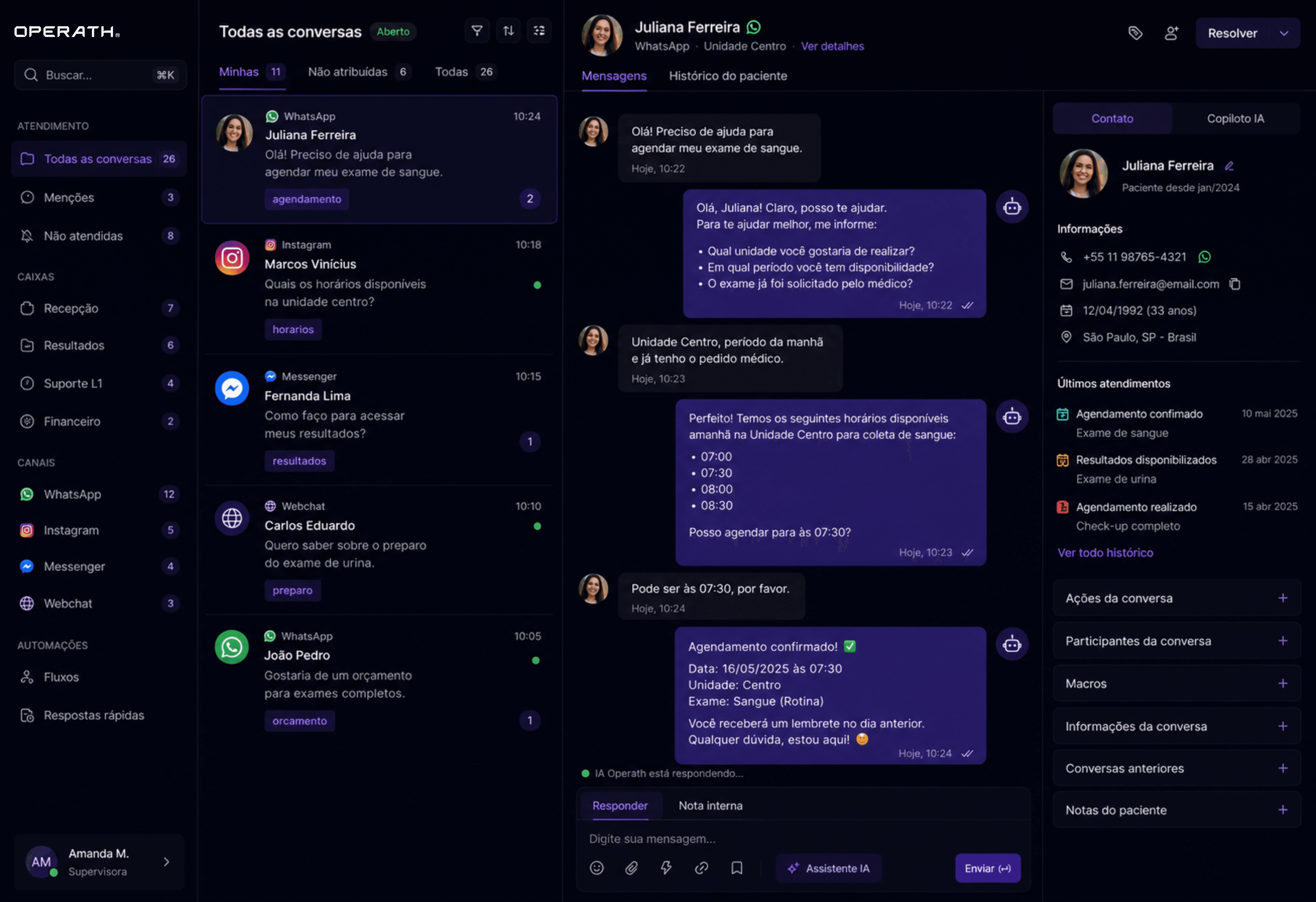 Operath Dashboard