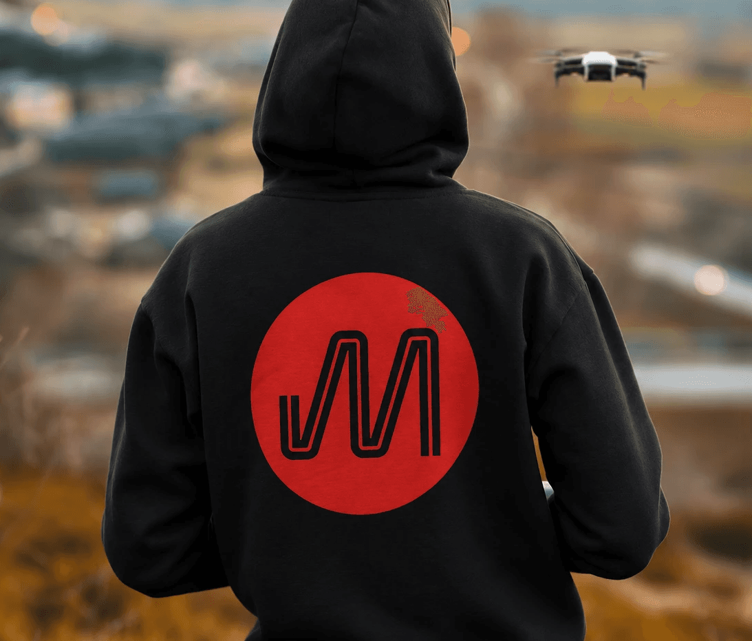 man wearing mike maez hoodie