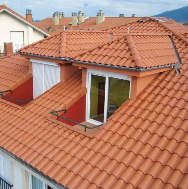 Edwardian Clay Tile Roofs on Terraces