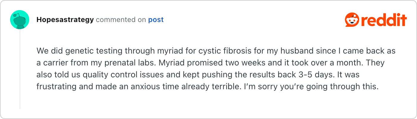 Post on Reddit