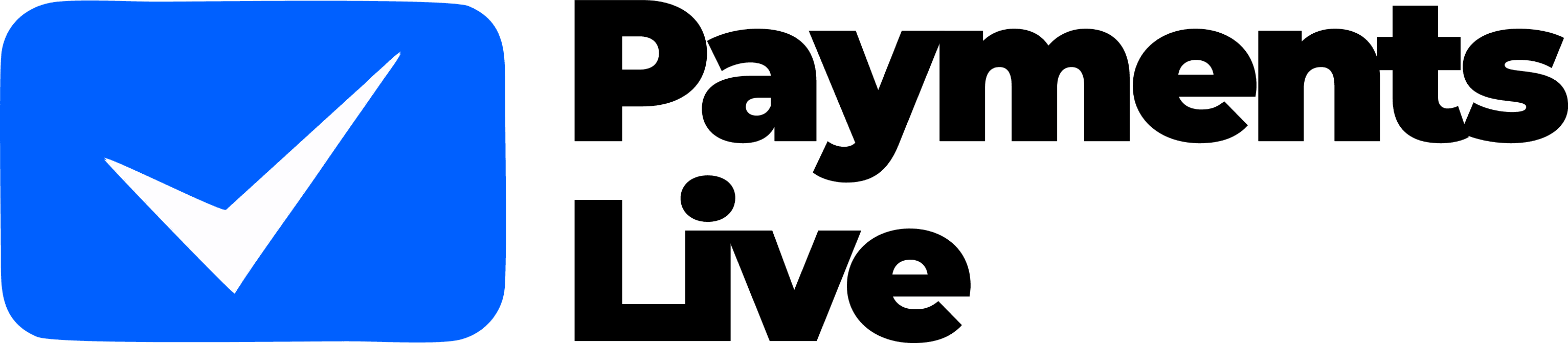 Payments Live Black Logo