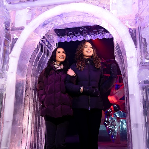 冰雪影像 參觀者