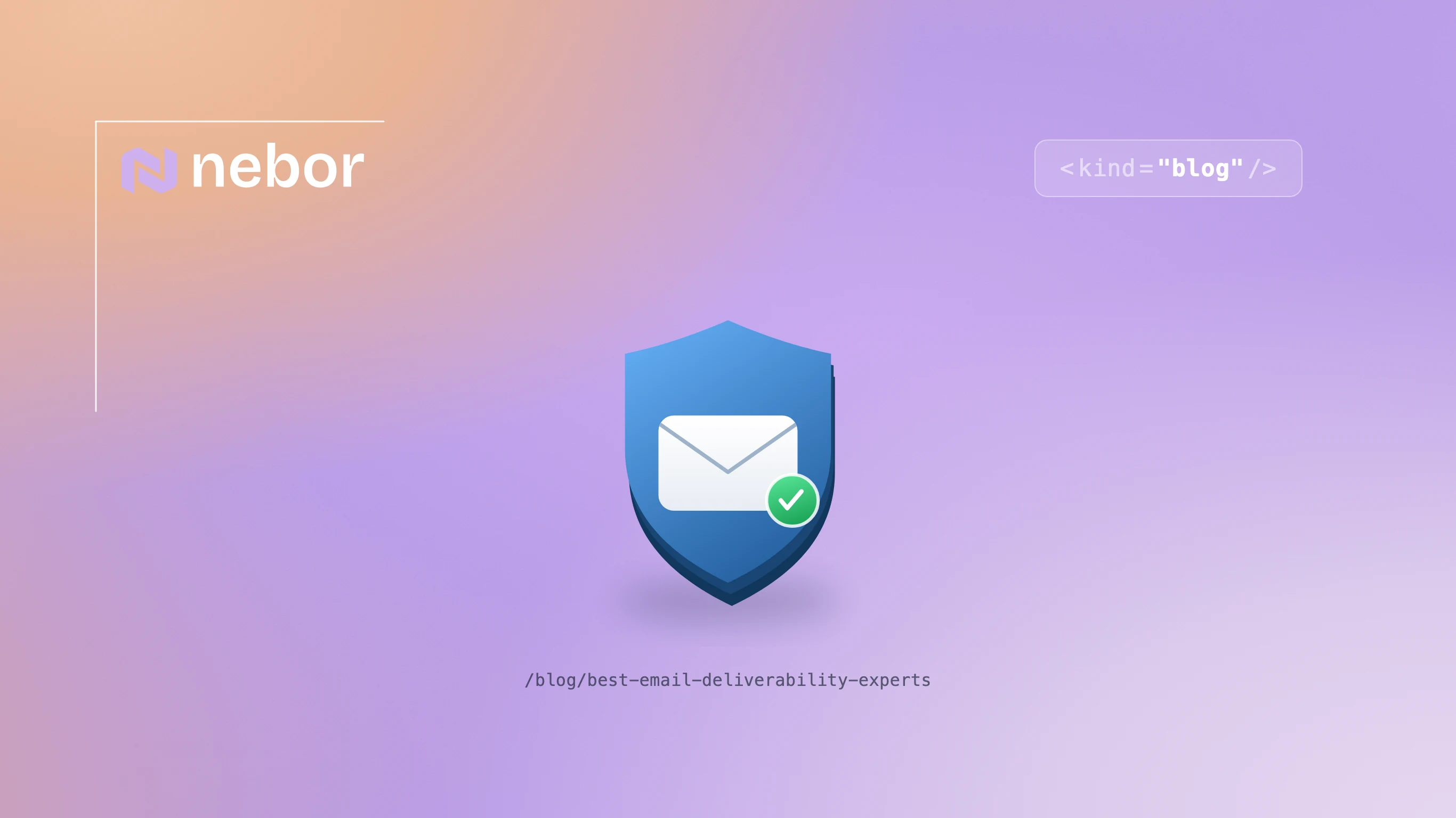 Envelope with a checkmark, illustrating the best email deliverability experts