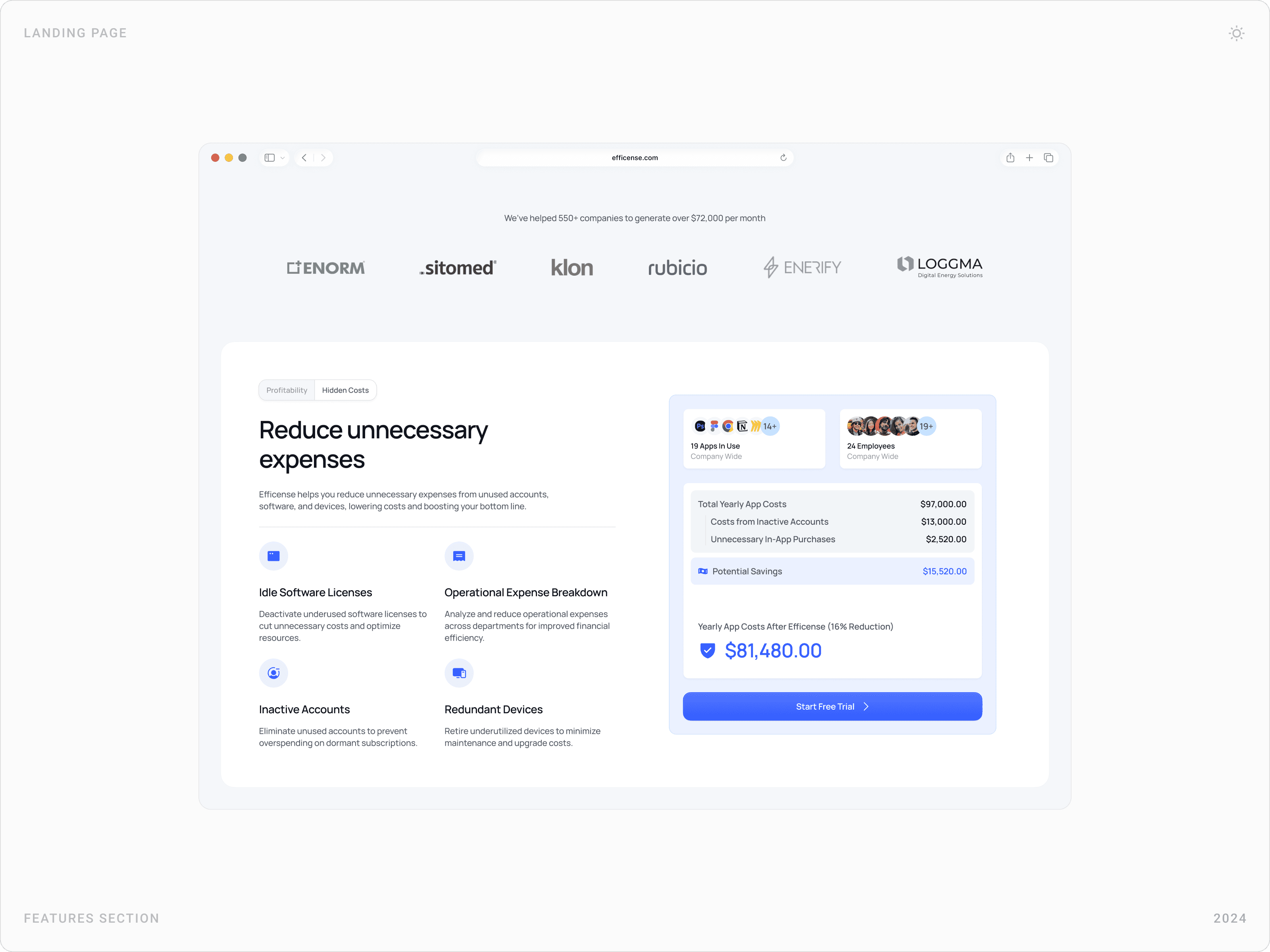 Professional IT Cost Optimization Section Design