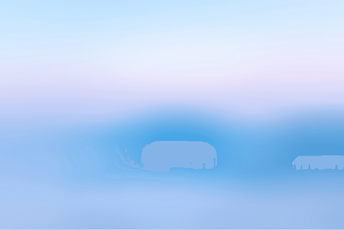 Gradiente abstrato em tons de pêssego, azul e rosa