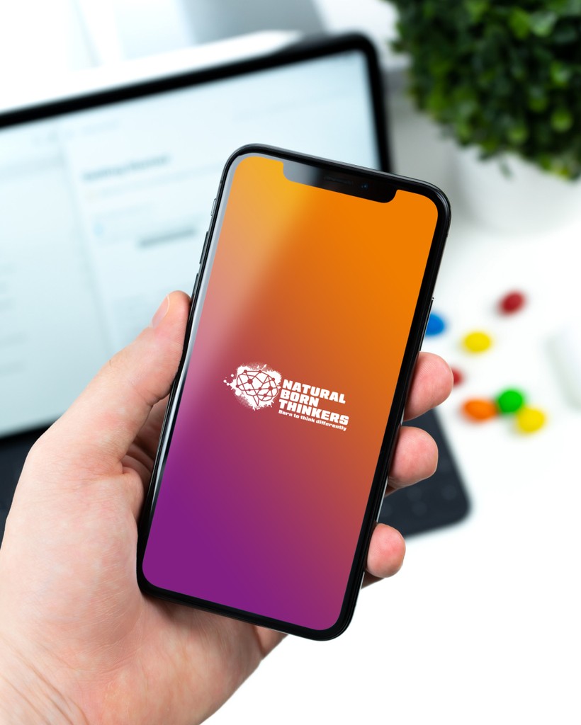 Natural Born Thinkers logo design