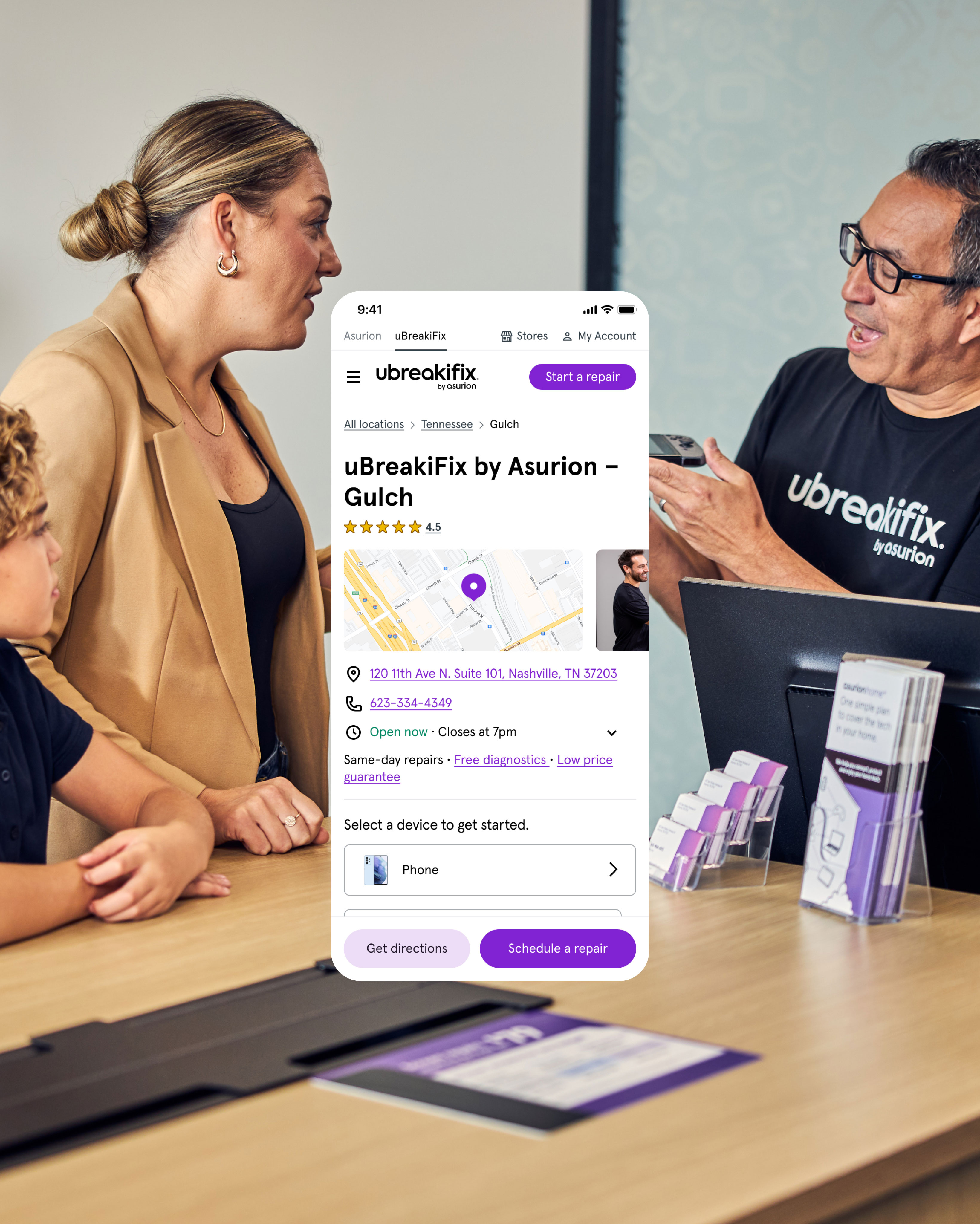 Local store web pages