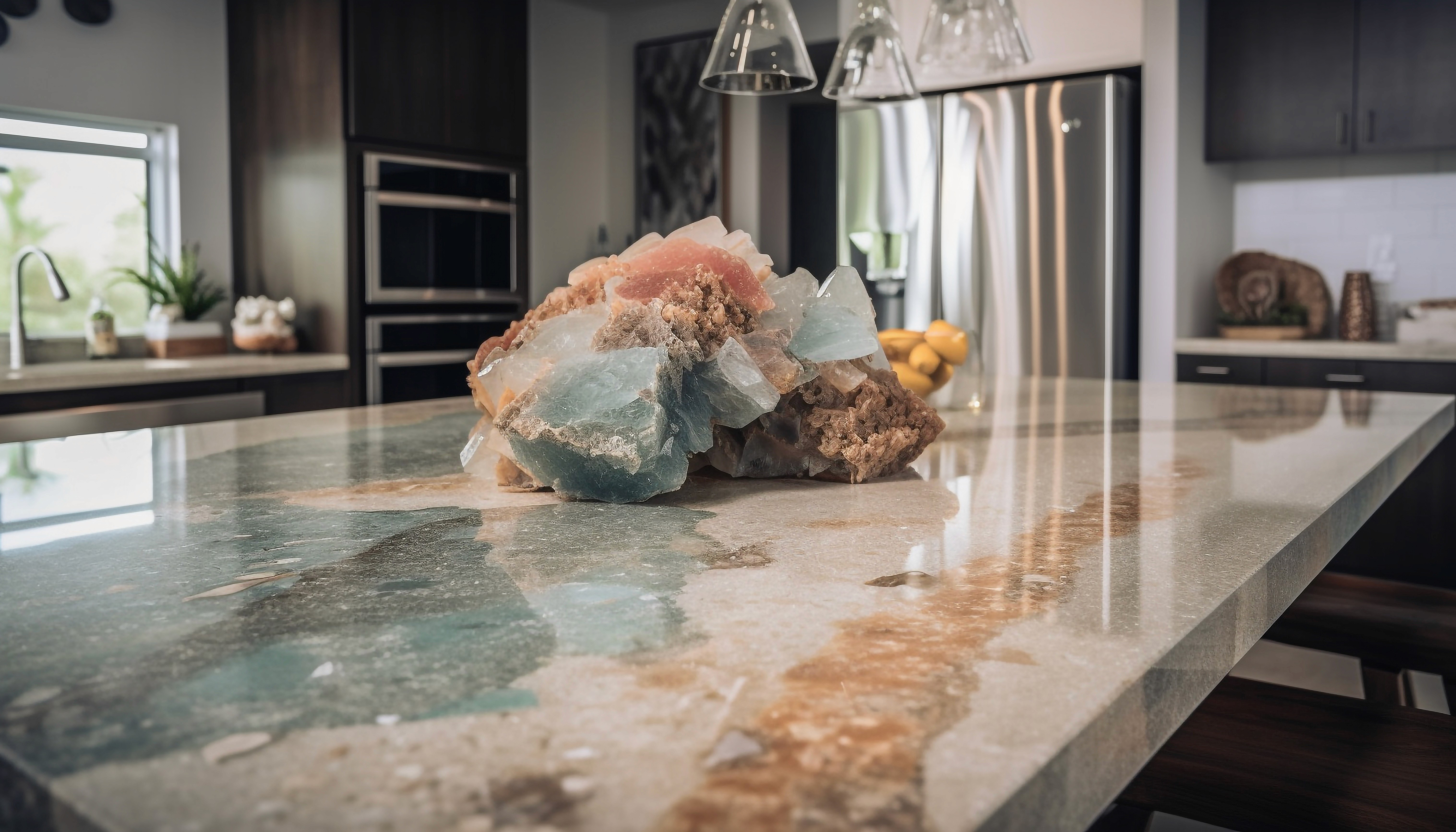 Granite is a strong and beautiful material often used for countertops and floors. But sometimes, stains can appear and make it look dull.