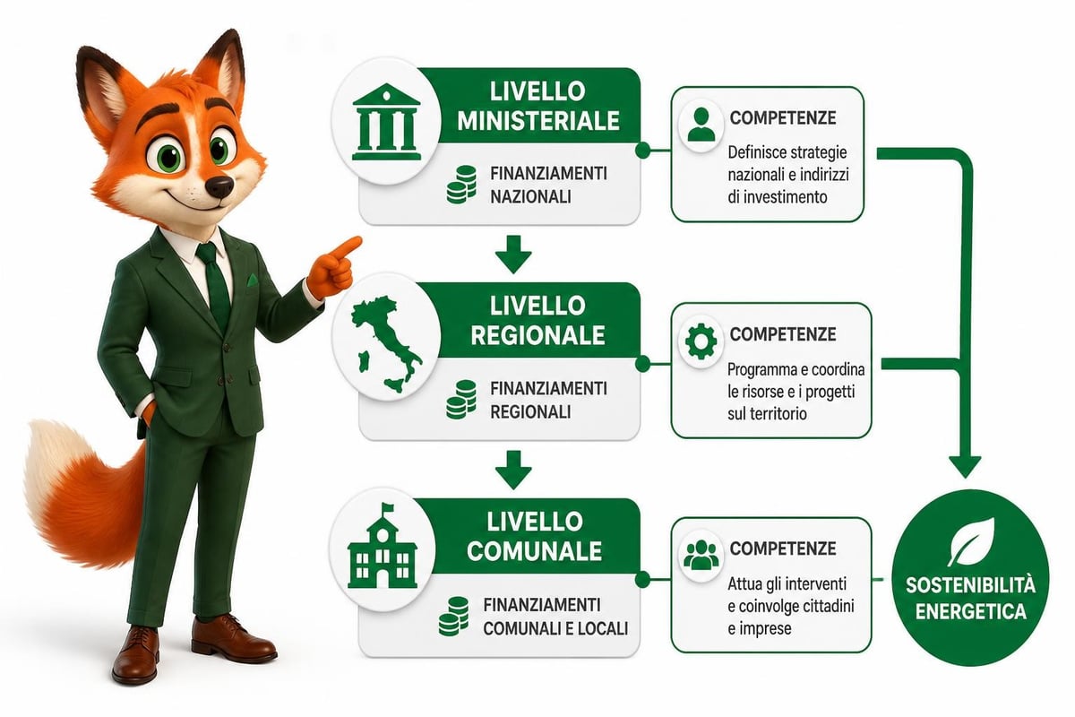 Livelli amministrativi dei bandi energetici