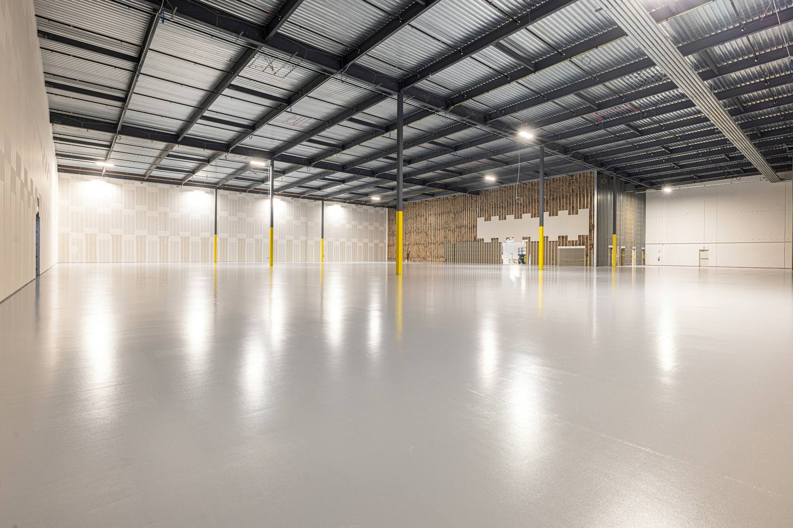Finished industrial floor