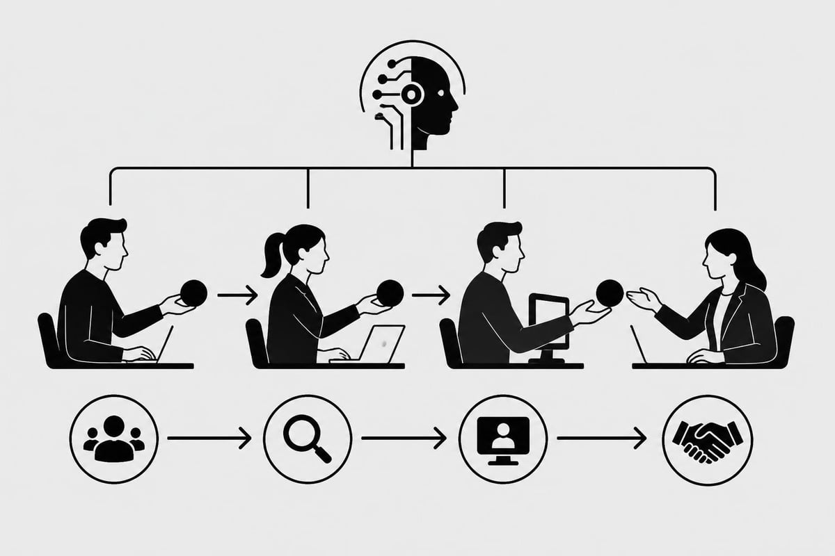 Custom teams organizational model