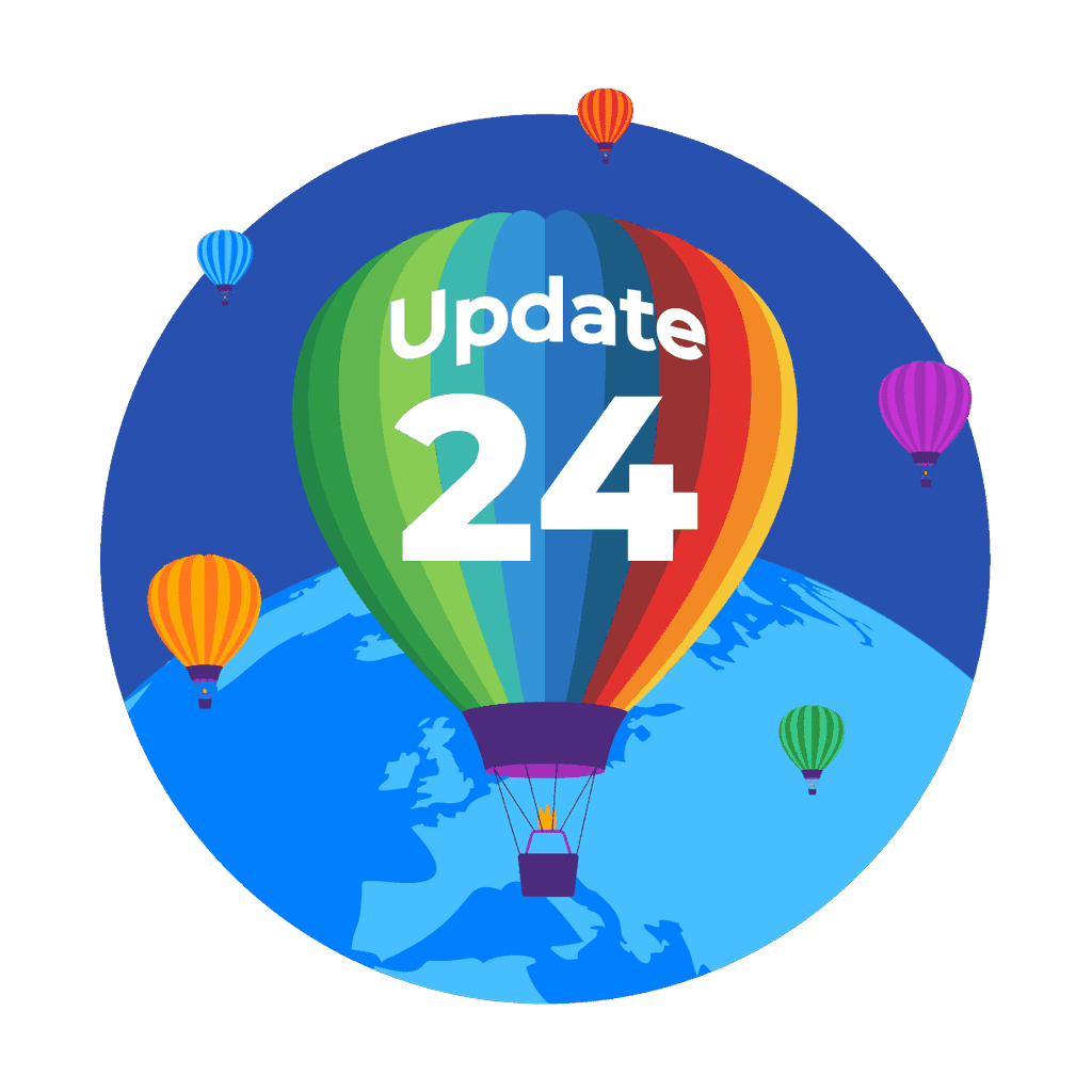 Imagen que muestra Update 24
