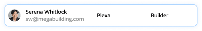 User Card Example 1