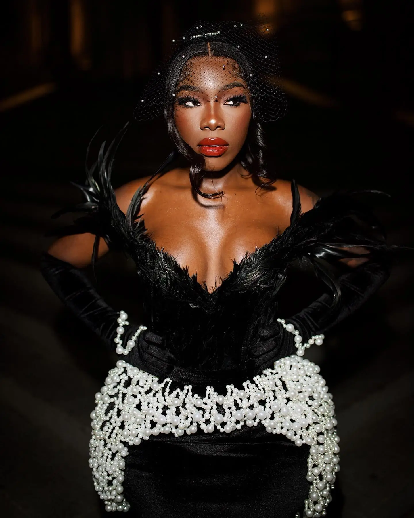 Canyon rock formation with light flowing in from the top